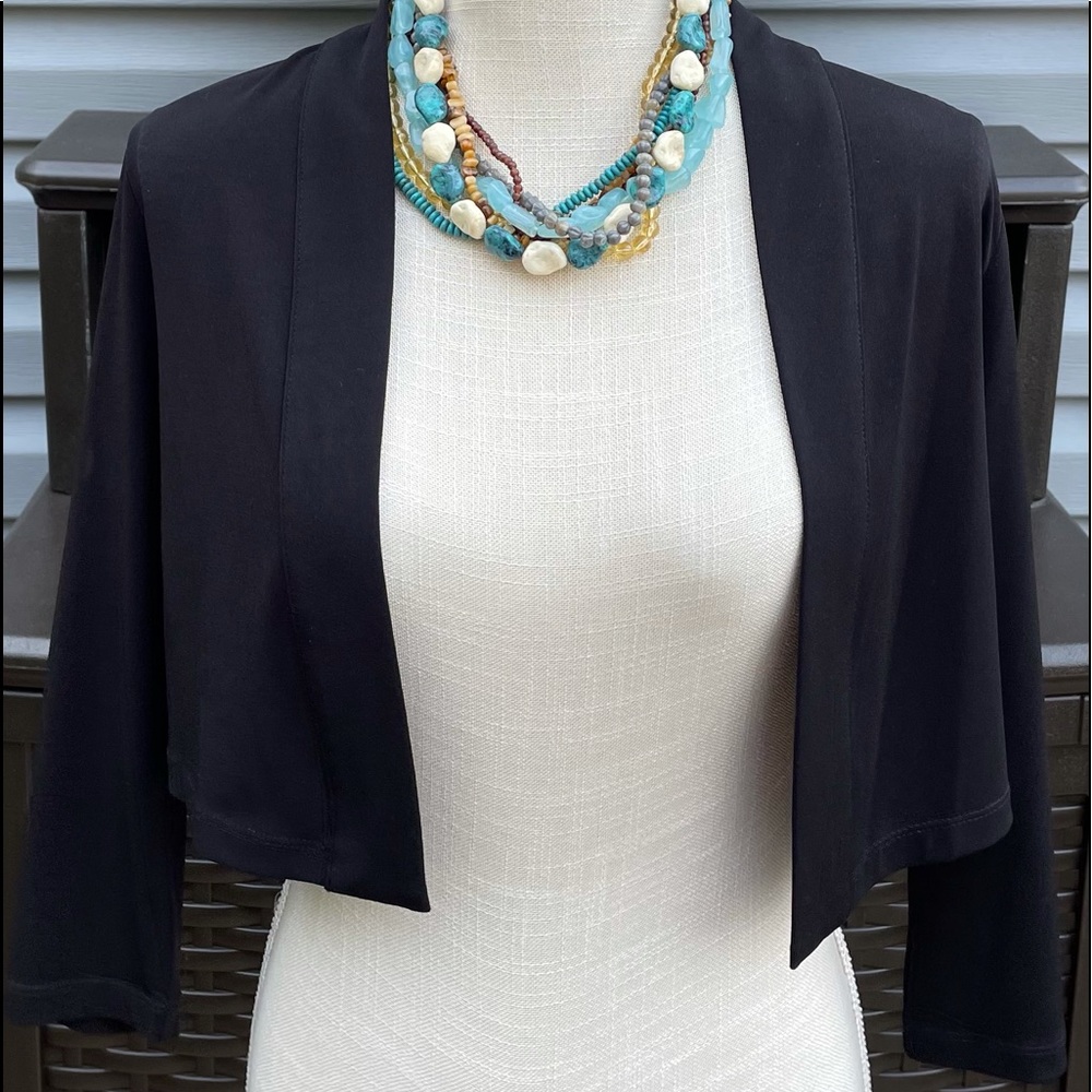 Calvin Klein black bolero jacket. Size S-Petite.